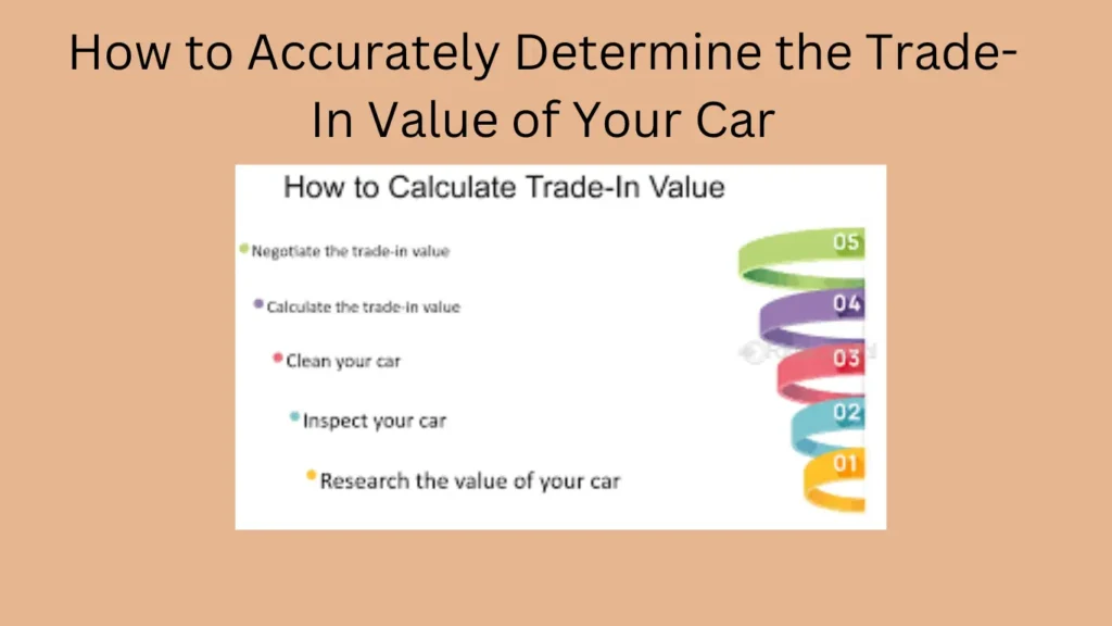 How to Accurately Determine the Trade-In Value of Your Car