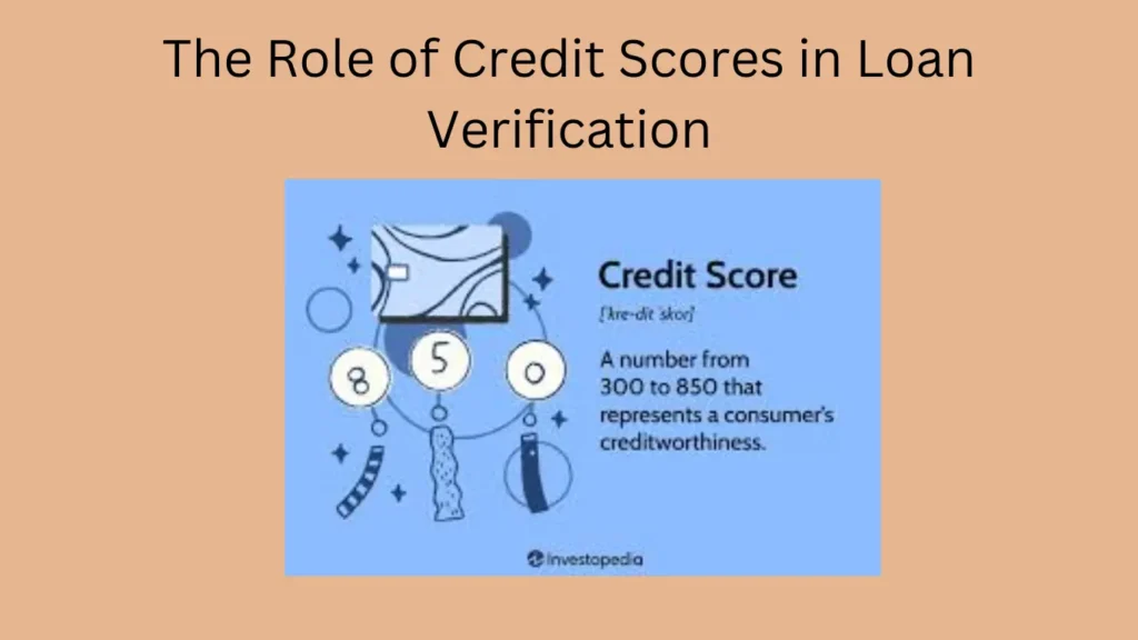 The Role of Credit Scores in Loan Verification