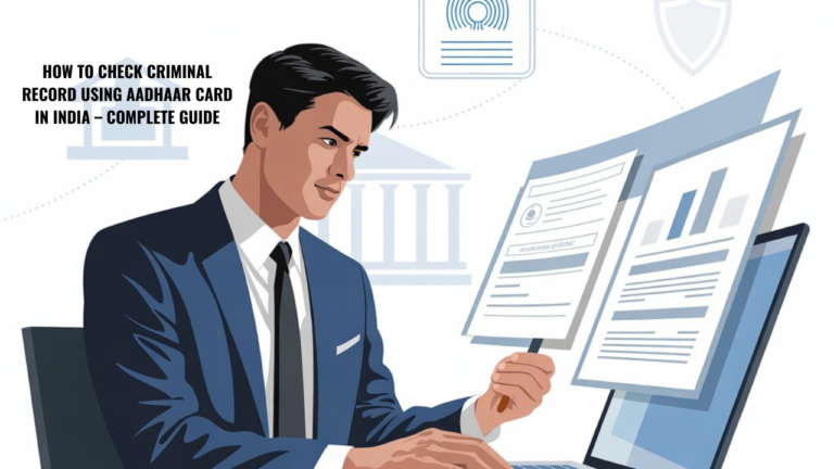 How to Check Criminal Record Using Aadhaar Card in India – Complete Guide